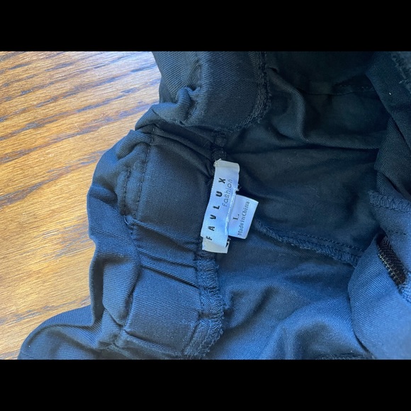 Black summer pinup waist tie paper bag shorts retro large l goth rockabilly - Picture 7 of 9